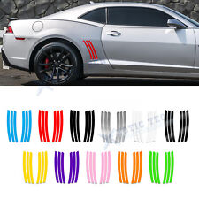 For Chevy Camaro 2010-2015 6pc Side Vent Stripe Panel Insert Stickers Decals picture