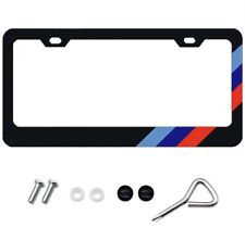 For BMW Accessories Tri 3 Color Car SUV License Plate Tag Frame M Power Cover picture