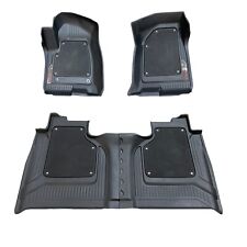 Genuine GMC 21-24 Jet Black  Front and Rear Floor Mat Package 84590967/84982187 picture