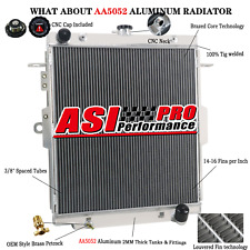 Universal Aluminum 4 Rows Radiator For Core Size 22''H X 20 2/5''W-ASI picture