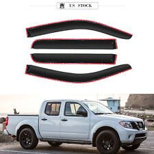 In-Channel Wind Deflector fits 2005-20 Nissan Frontier & 2005-21 Navara Crew Cab picture