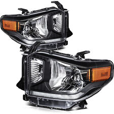 Headlights Assembly Pair For 2014-2021 Toyota Tundra Front Left + Right Sides picture
