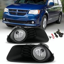 For 11-19 Dodge Grand Caravan Fog Lights Front Bumper Driving Lamps Wiring Kit  picture