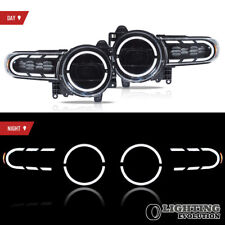 LED Projector Headlights For 07-15 Toyota FJ Cruiser Dynamic DRL Left+Right Side picture
