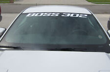 FORD MUSTANG BOSS 302 WINDSHIELD BANNER - 2012-2014 WINDOW DECAL VINYL STICKER picture