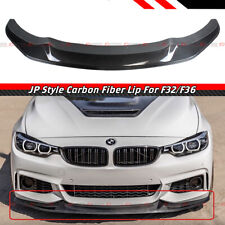 FOR 2014-20 BMW F32 F36 M SPORT JP STYLE CARBON FIBER FRONT BUMPER SPLITTER LIP picture