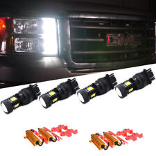 4pcs Switchback Fits 2000-2014 GMC Sierra 1500 Dual-Color LED Turn Signal Lights picture