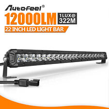 22Inch LED Light Bar Slim Single Row For Ford Jeep Truck Pickup ATV SUV Boat Van picture