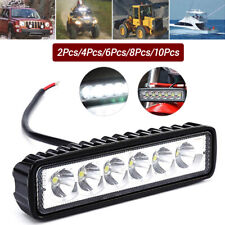 6 inch 18W LED Work Light Bar 4WD Offroad Flood Pods Fog ATV SUV Driving Lamp picture