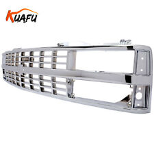 For 1988-1992 1993 Chevy C/K 1500 SILVERADO Chrome Grille W/Dual Headlight Hole picture