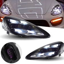 Pair Headlights For Porsche Cayenne 2011-2018 LED Start up Animation Front Lamps picture