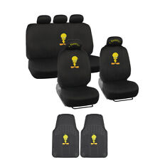 11pc Set Tweety Bird Car Seat Covers with Front Pair All Weather Car Floor Mats picture