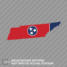Tennessee State Shaped Flag Sticker Decal Vinyl TN picture