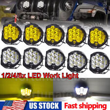 1/2/4/8x 7Inch LED Work Light Spot Flood Pods Fog Offroad Truck SUV Driving Lamp picture