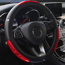 1X 15''/38cm PU Leather Car Steering Wheel-Cover Anti-slip Protector Accessories picture