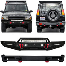 For 1999-2004 Land Rover Discovery II Front or Rear Bumper with Lights & D-Rings picture