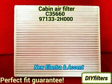 C35660 Elantra 2007-2016 & Accent 2011 AC CABIN AIR FILTER CF10728 PHB5660 picture