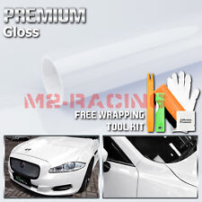 Gloss White Glossy Vinyl Car Wrap Sticker Decal Sheet Film DIY Bubble Free picture