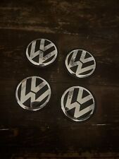 VW Volkswagen Center Caps Set 4 65mm 3b7 601 171  Golf Passat (Minor Scratches) picture
