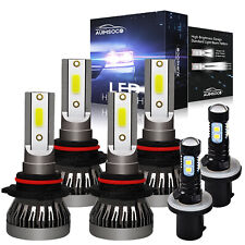 For GMC Envoy 2002-2009 LED Headlight High Low Beam + Fog Light Bulbs Combo picture