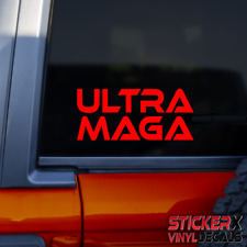 Ultra Maga Pro-Trump 2024 Conservative Car Decal Window Bumper Sticker picture
