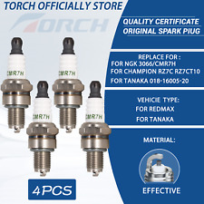 4PK TORCH CMR7H Spark Plug Replace for NGK 3066/CMR7H for Husqvarna 581362301 picture