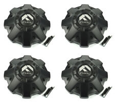 4x NEW Fuel Off-Road Matte Black 5 / 6 Lug Bolt On Wheel Center Caps 1002-48BR picture