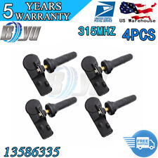 Set of 4pcs New TPMS Tire Pressure Monitoring Sensors For Chevy GMC 13586335 US picture
