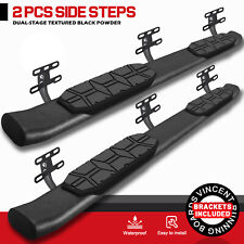 FOR 19-25 Dodge Ram 1500 Crew Cab Side Step Curved 4.3