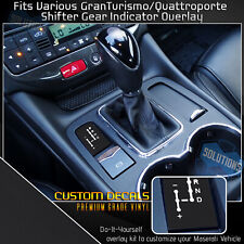 For Maserati Granturismo Quattroporte Shifter Gear Position Indicator Flat Matte picture