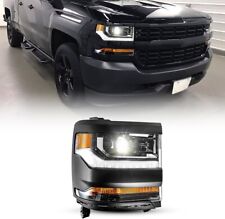 For 2016-2019 Chevy Silverado 1500 HID Headlight W/ LED DRL Passenger Side RH picture