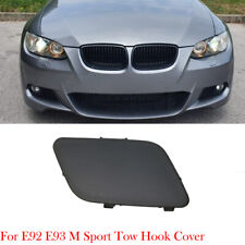 For BMW E92 E93 328i 335i 06-10 M Sport Front Bumper Tow Hook Cover Cap Unpainte picture
