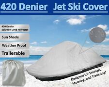 SemiCustom Jet Ski PWC Dust Cover [SILVER] Fits Yamaha WaveRunner EX-R ER1050 picture