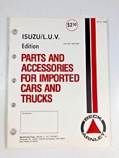 1983 Beck Arnley Catalog ~ IZUZU L.U.V Edition ~ Covering ISUZU 81-83, LUV 71-82 picture