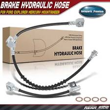 2x Rear Left & Right Brake Hydraulic Hose for Ford Explorer Mercury Mountaineer picture
