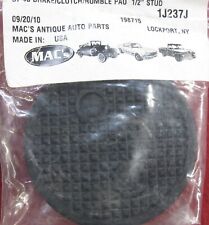 NOS 1937-40 Ford  PAIR NEW Brake, Clutch, Rumble pedal pad MACS  78-2454 picture