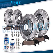 Front & Rear Drilled Rotors + Brake Pads for Infiniti FX35 FX45 Nissan Murano picture