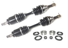 Front CV Axle Pair with Wheel Bearing Kits for Honda Foreman 450 4x4 1998-2004 picture
