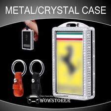 Bling Crystal Alloy Keychain Case Cover Fit for Ferrari Roma 296 SF90 Key Fob picture