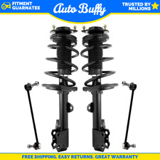 UNITY 4pcs Front Strut And Coil Spring + Sway Bar Link for 2009-16 Toyota Venza picture