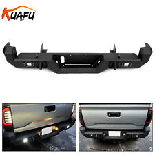 Pro Series Rear Bumper w/ Lights For 2016-2023 21 22 Toyota Tacoma Powder Coated picture