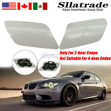Pair Headlight Washer Cover Cap for 2011-2013 BMW 328i 2-Door L & R Front picture