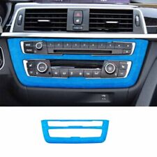 Panel Trim For BMW 3 4 Series GT 2013-2019 Blue Suede CD Switch Central Console picture