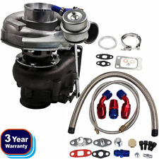 Upgrade T04e T3/t4 A/r.63 400hp Stage Iii Boost Turbocharger Oil Feed+drain Line picture