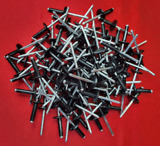 100 Pcs Black Aluminum & General Purpose Split Type Rivets For GM 11516807 picture