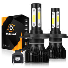 2x H4 / 9003 4-Sides LED Headlight Conversion Kit 2400W 360000LM Hi/Lo Beam Bulb picture