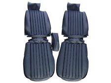Fits: Mercedes Benz R107 1972-80 450SL BLUE LEATHER Seat Covers picture