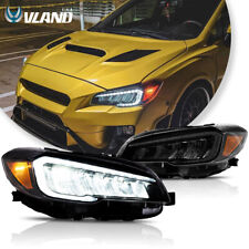 VLAND Reflector LED Headlights For 2015-2021 Subaru WRX&STI w/Sequential Turn picture