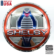 Classic Shelby Cobra Badge Emblem Logo Metal Sign - Licensed (22-1/2