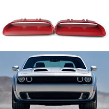 1 Pair Red ABS New Hood Bezels Left & Right For Dodge Challenger Redeye 2019-20 picture